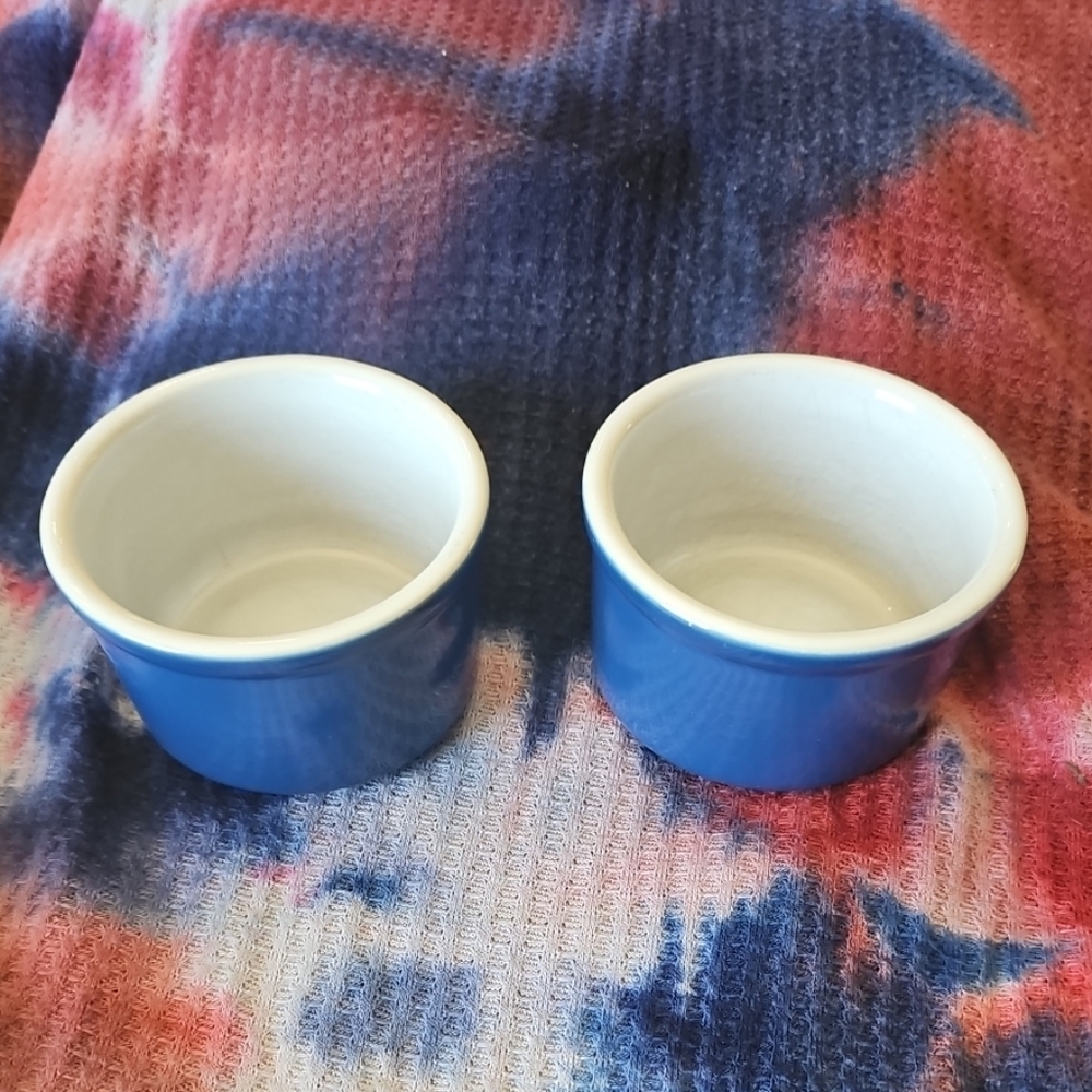 Cuisinart Blue 7.5 Oz. Ceramic Stoneware Ramekins (2)